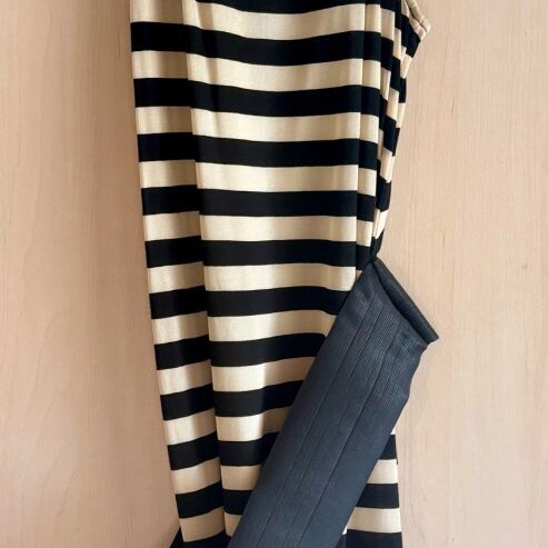 Miss Sixty striped black and white dress used, size M