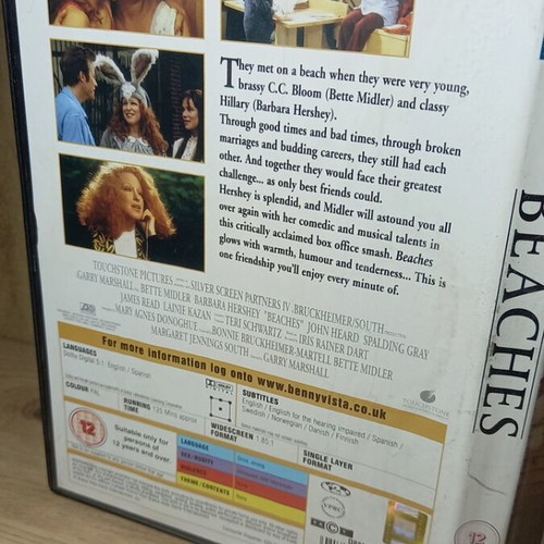 Beaches DVD with English subtitles