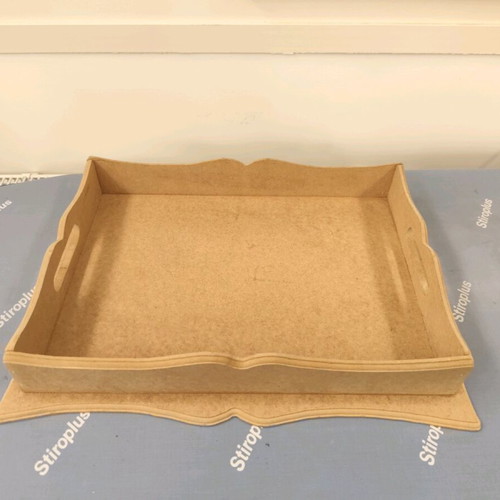 Wooden serving tray large new