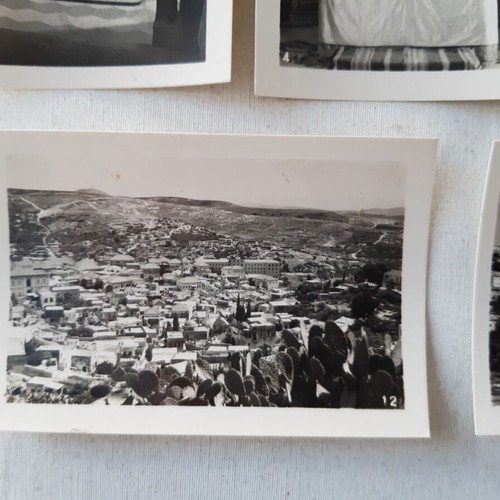 Photographs from the Holy Land 1940 used, pack of 11