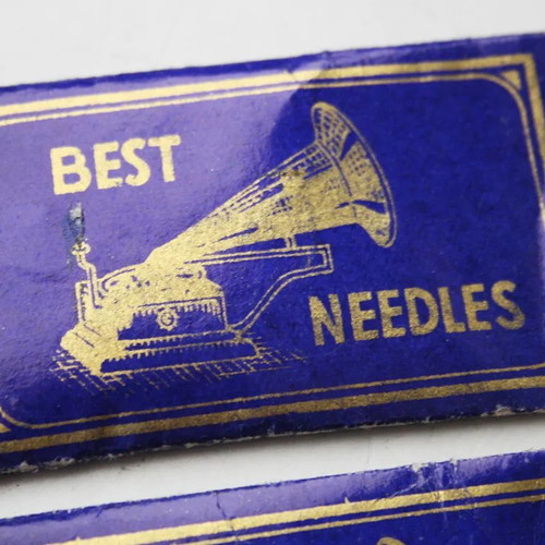 Phonograph needles "Best Needles" medium tone, new, pack of 100