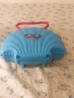Toy suitcase shell shape like new without contents