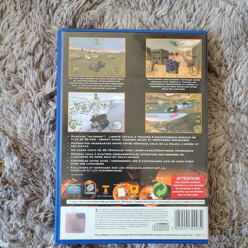Smuggler's Run PlayStation 2 game used, complete with manual