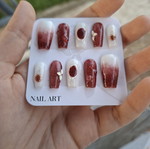 Press On Nails set with application tools new