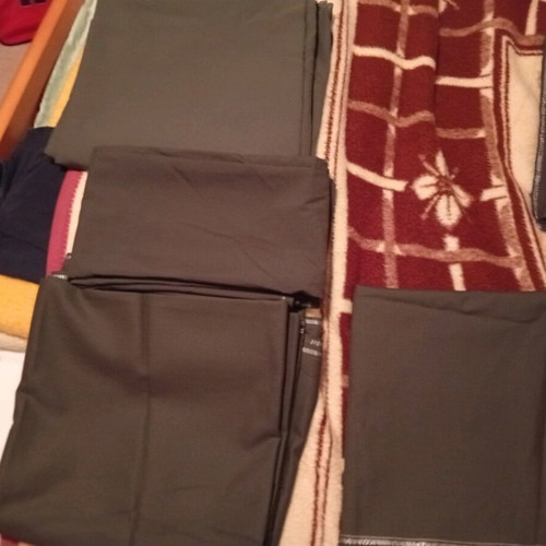 Khaki fabrics pack of five, new, durable for multiple uses