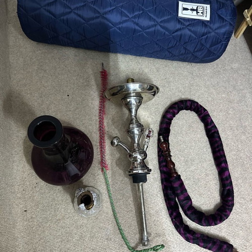 Hookah Bros hookah used complete set with carrying case