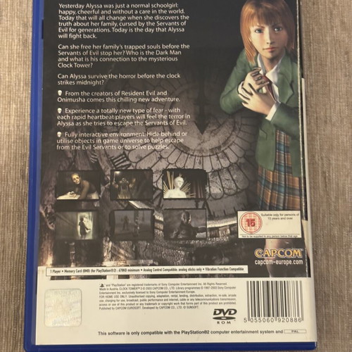 Clock Tower 3 PlayStation 2 PS2 English complete used