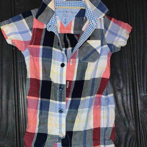 Tommy Hilfiger Baby Checked Shirt 3-6 Months like new