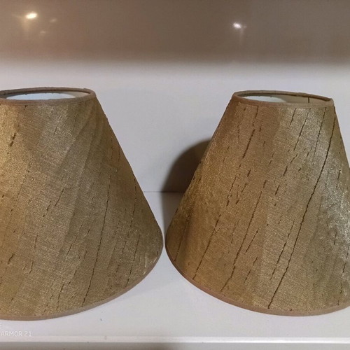 Portatif lamp shades like new, set of 2
