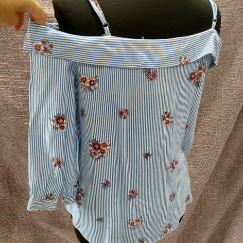 Papaya shirt 100% viscose like new, multicolor, size M