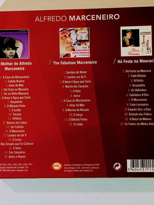 Alfredo Marceneiro 3 CD box set new