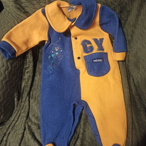Fleece romper used for 3-6 months, warm for winter