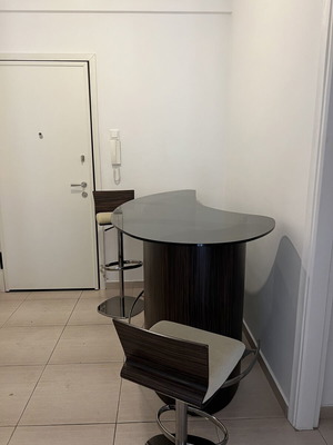 Bar furniture with 2 stools used
