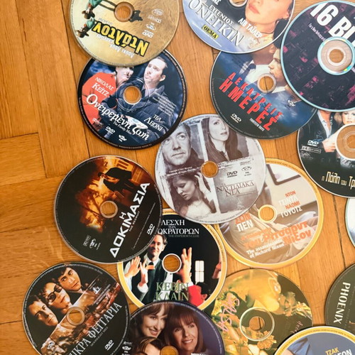 DVD collection used, 30 authentic movies and series without cases