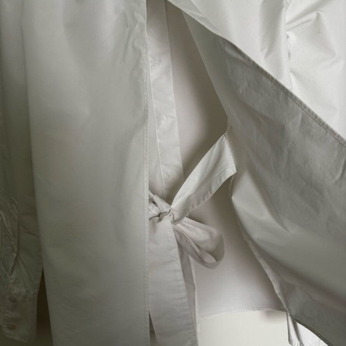 Zara white women's shirt size M used with open back