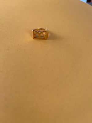 Sevalier Pringipo Ring new, gold color, size 48