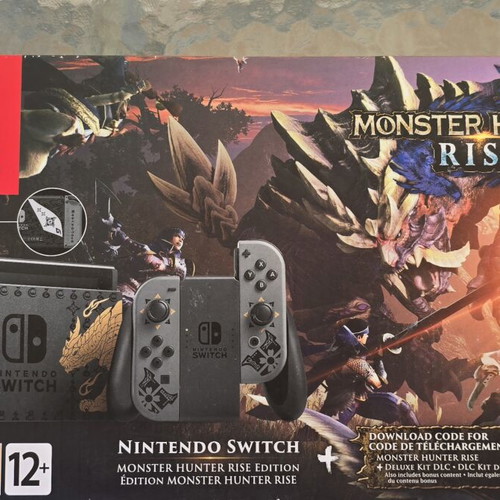 Nintendo Switch 2019 Edition 32GB Monster Hunter Rise bundle