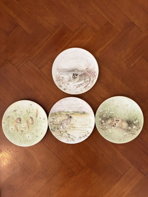 Πιάτα Royal Doulton Country Life, σετ 4, διάμετρος 21 εκ.