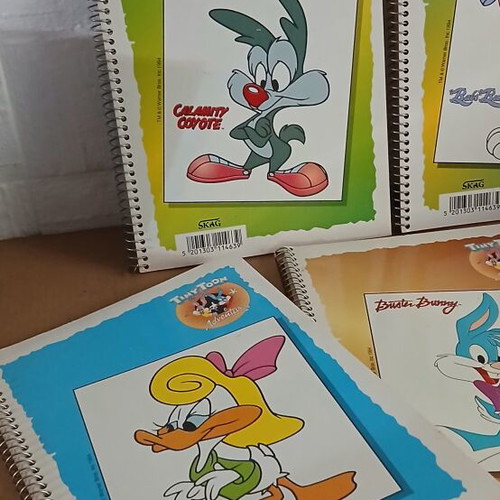 Τετράδια Tiny Toon πακέτο 5 από τη δεκαετία του 1990, καινούργια