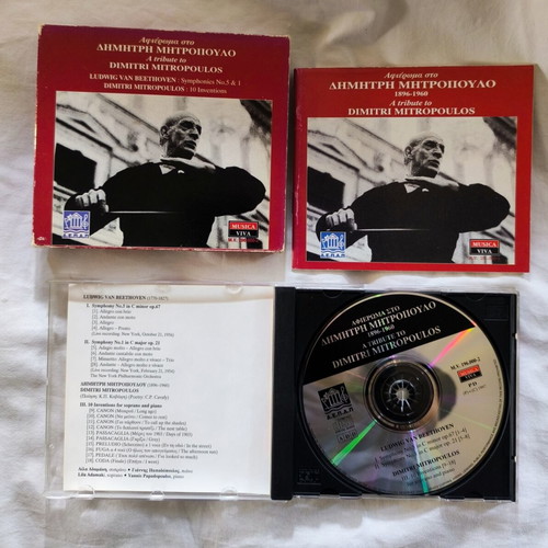 Dimitri Mitropoulos Tribute Deluxe CD Box Set used, classical