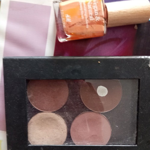 Wycon Cosmetics eyeshadows and nail polish for smoky eye like new