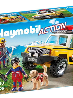 Playmobil Όχημα διάσωσης ορειβατών 9128 μεταχειρισμένο, λείπει μία αξίνα