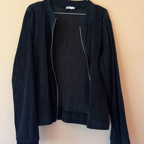 Spring satin soleil jacket black, size L, like new, Cube