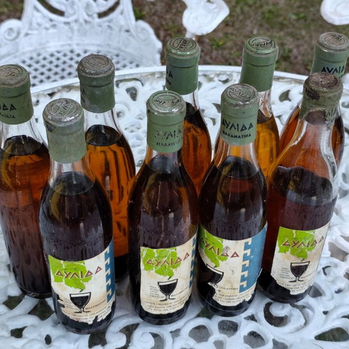 Avlida Vintage Dry Wine Malamatina, 1960s