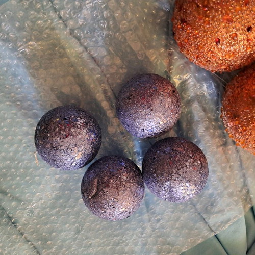 Christmas balls like new, pack of 16, orange, blue, brown