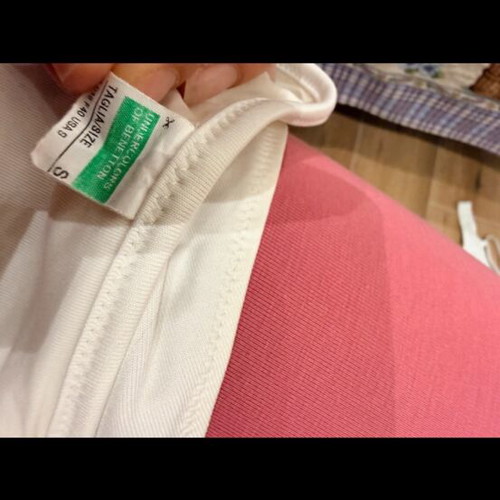 Benetton swimsuit like new, size S, white