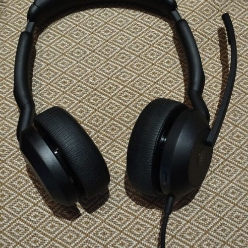 Jabra Evolve2 50 Wired USB-C Headset with USB-A Adapter