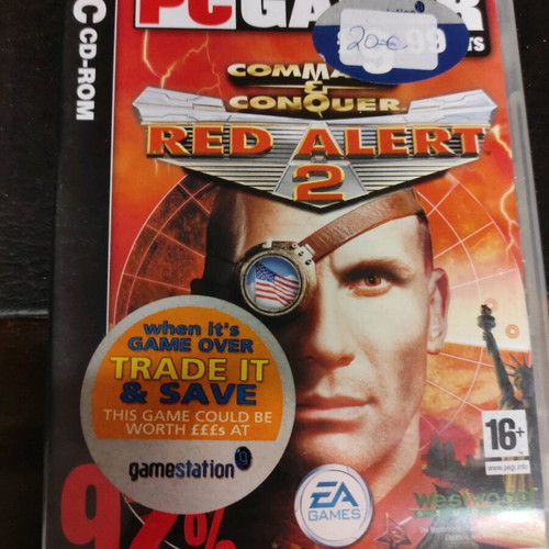 PC CD Rom Red Alert 2 used