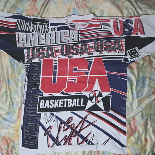 USA Basketball Dream Team 1992 shirt used, authentic cotton