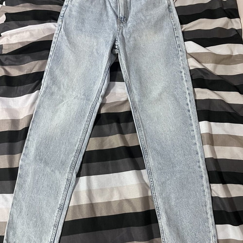 Pull & Bear Mom Jeans, size 34, blue
