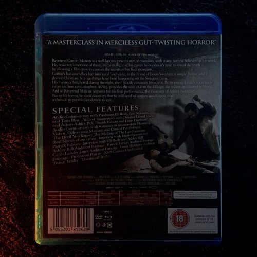 The Last Exorcism Blu-ray & DVD like new, thriller horror