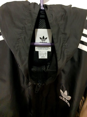 Adidas Originals military windbreaker jacket like new