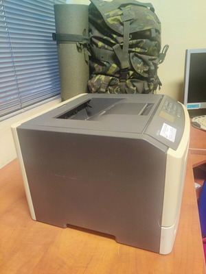 Lexmark MS510dn laser printer used, duplex, monochrome
