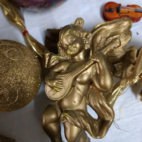 Christmas ornaments used, assorted set