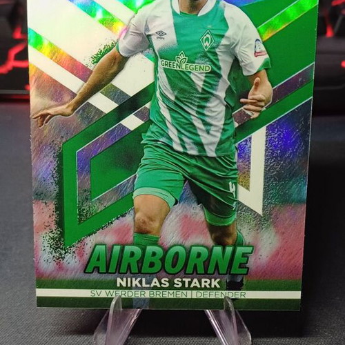 2023 Topps Chrome Bundesliga Niklas Stark Airborne card like new