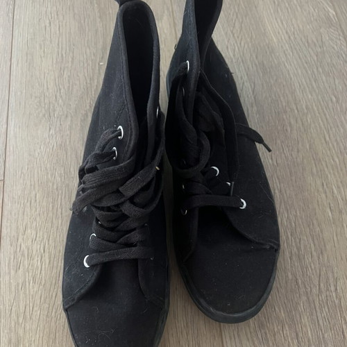 H&M Canvas Ankle Shoes like new, black, size 39