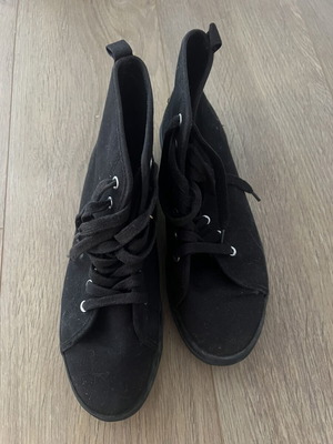 H&M Canvas Ankle Shoes like new, black, size 39