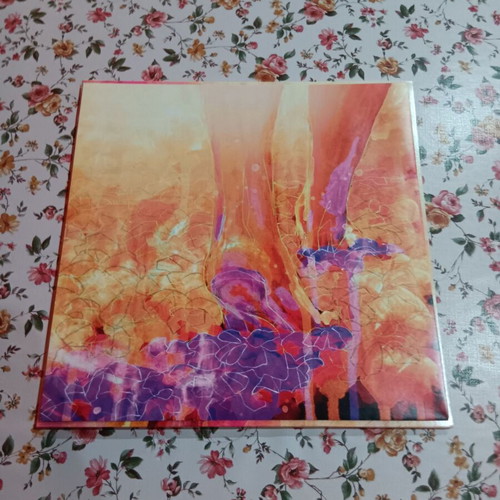 Lantlos Melting Sun gatefold pink vinyl like new metal album