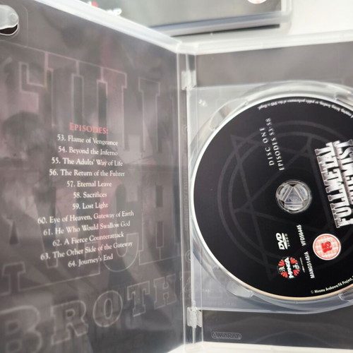 Fullmetal Alchemist Brotherhood DVD complete series near mint condition