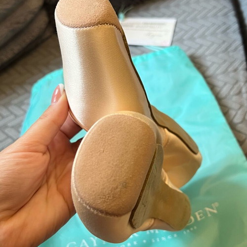 Gaynor Minden Pointe Shoes 9.5 Wide new with 4 boxes and feather shank SC-9.5W4FDH