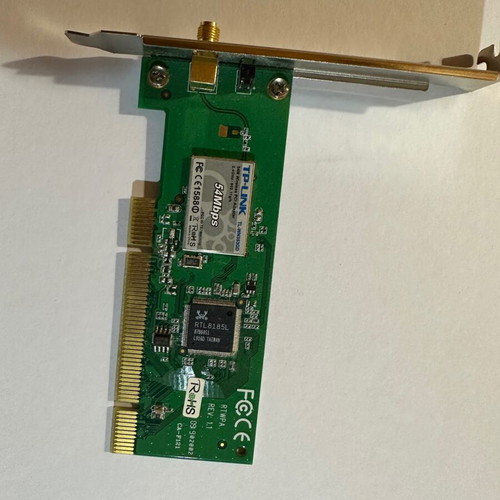 TP-Link 54Mbps PCI WiFi Card like new