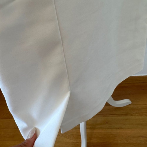 Zara white dress used, ideal for office, size XL