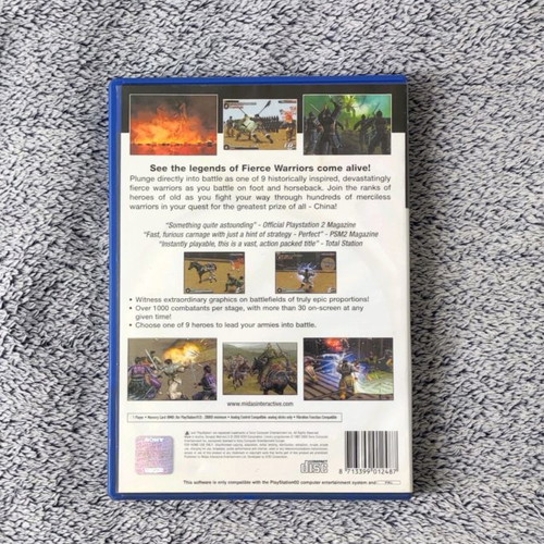 Dynasty Warriors 2 PlayStation 2 used with manual
