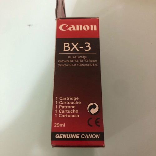 Canon BX-3 Fax Cartridge new, black ink for fax machines