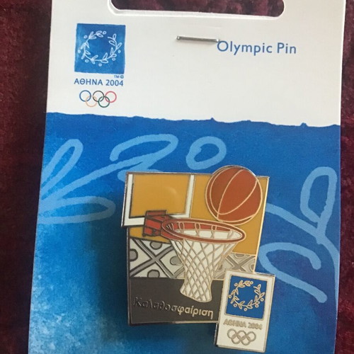 Pin Athens 2004 Basketball new