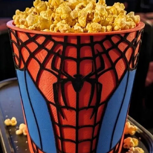 Bucket Popcorn Spider-Man new
